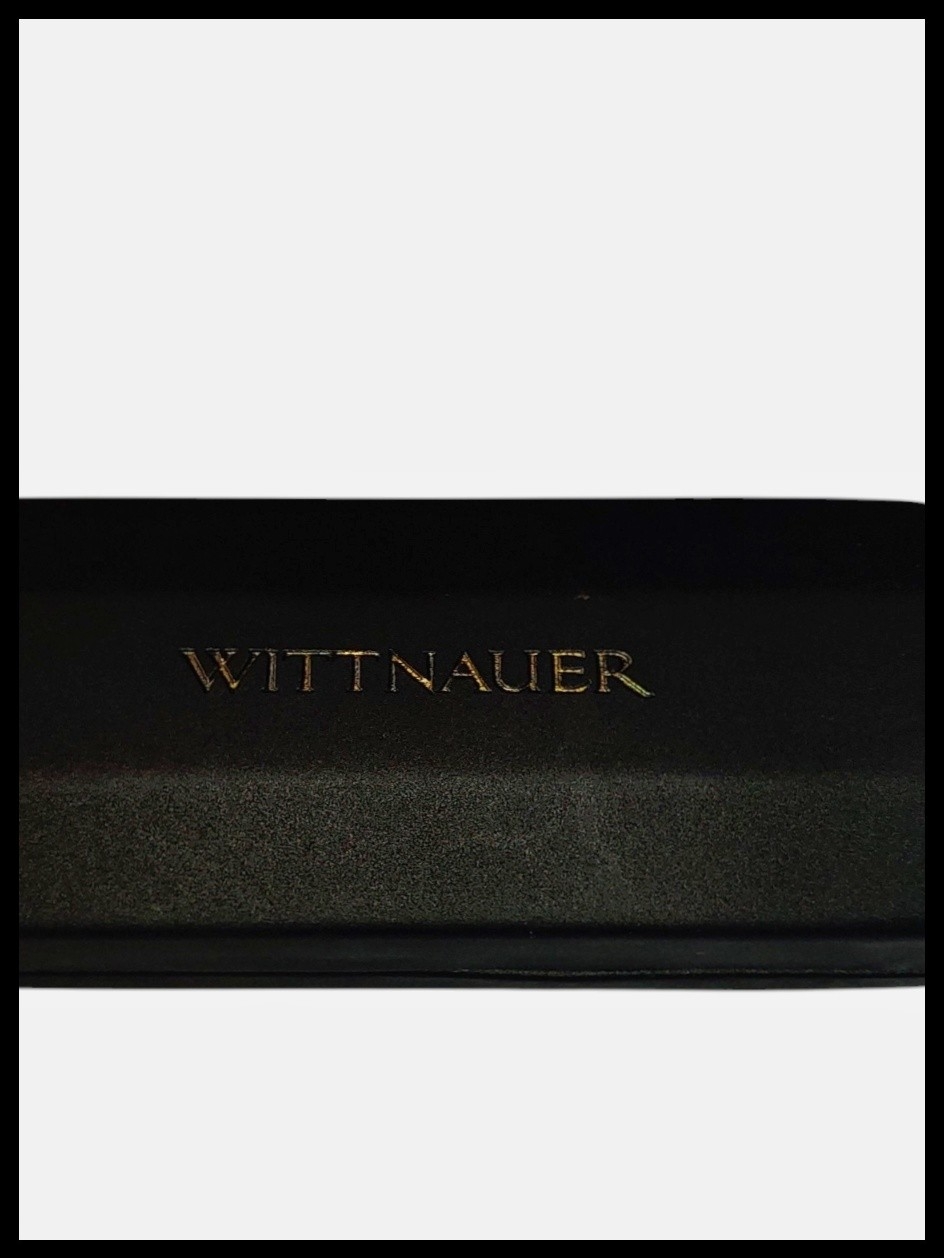 Vintage Wittnauer Black Eyeglass Case Box